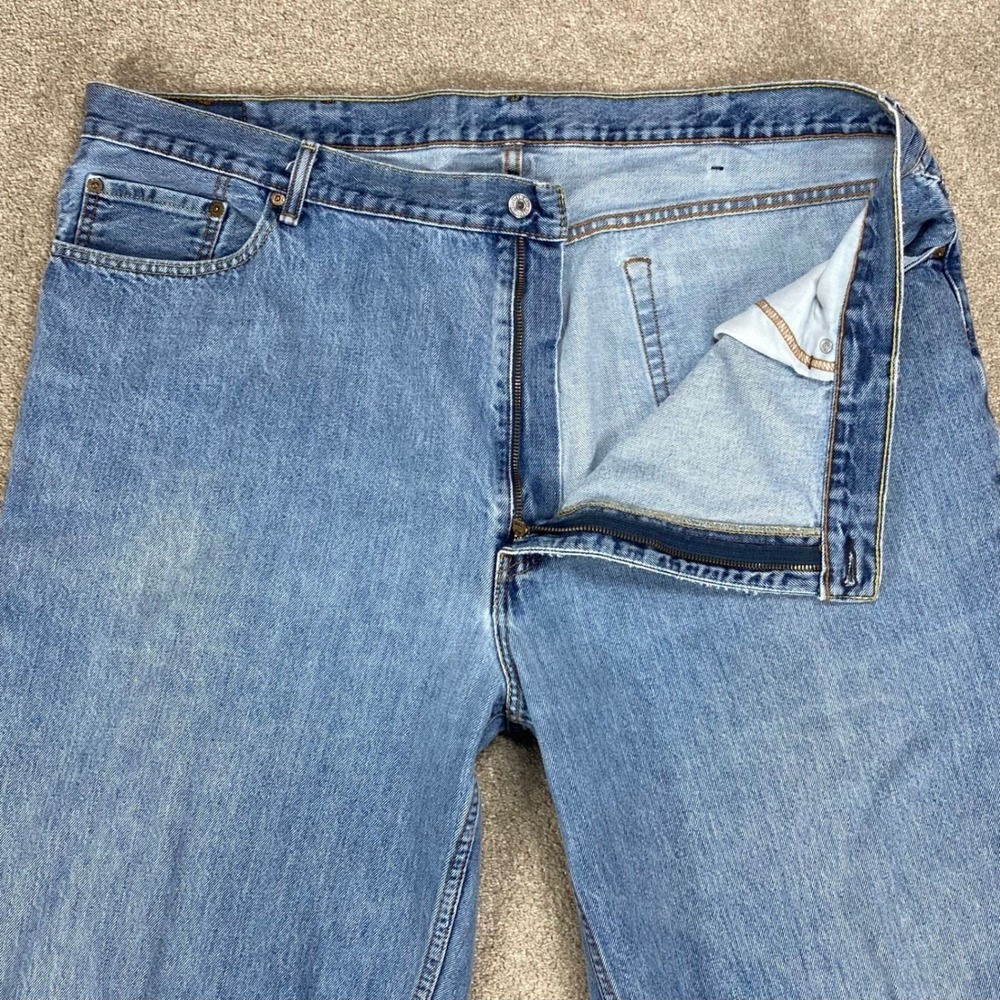 Levis 560 Comfort Fit Tapered Leg Jeans Mens Sz 48x32 Blue Classic Rugged Denim - Picture 2 of 16